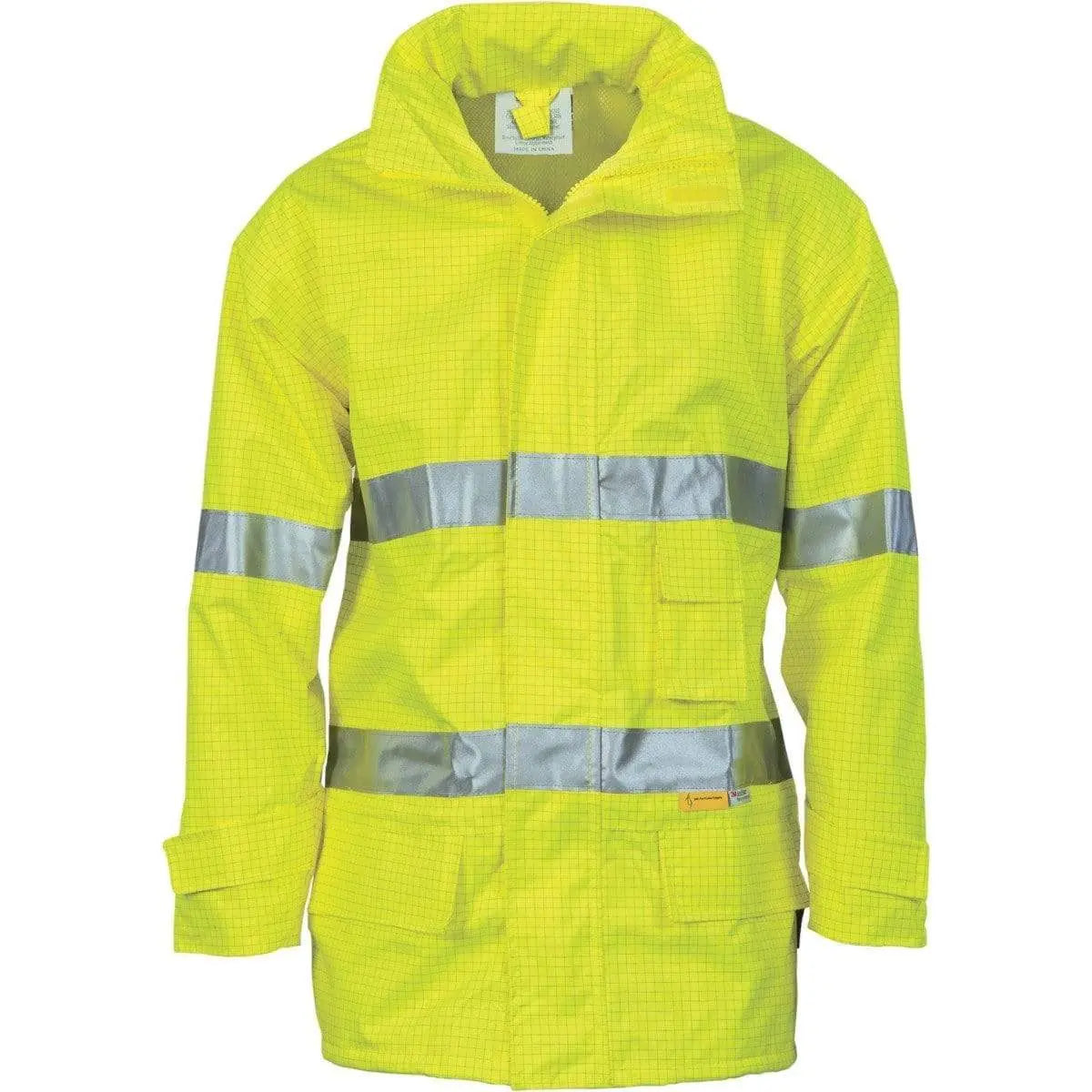 Dnc Workwear Hi-vis Breathable Anti-static Jacket With 3m Reflective Tape - 3875 Metro Workwear.